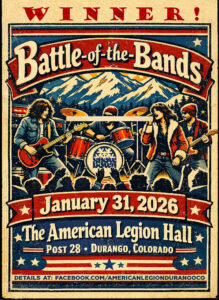 The Jokers won the Durango Snowdown 2026 Battle of the Bands !!! The Jokers won the Durango Snowdown 2026 Battle of the Bands !!!